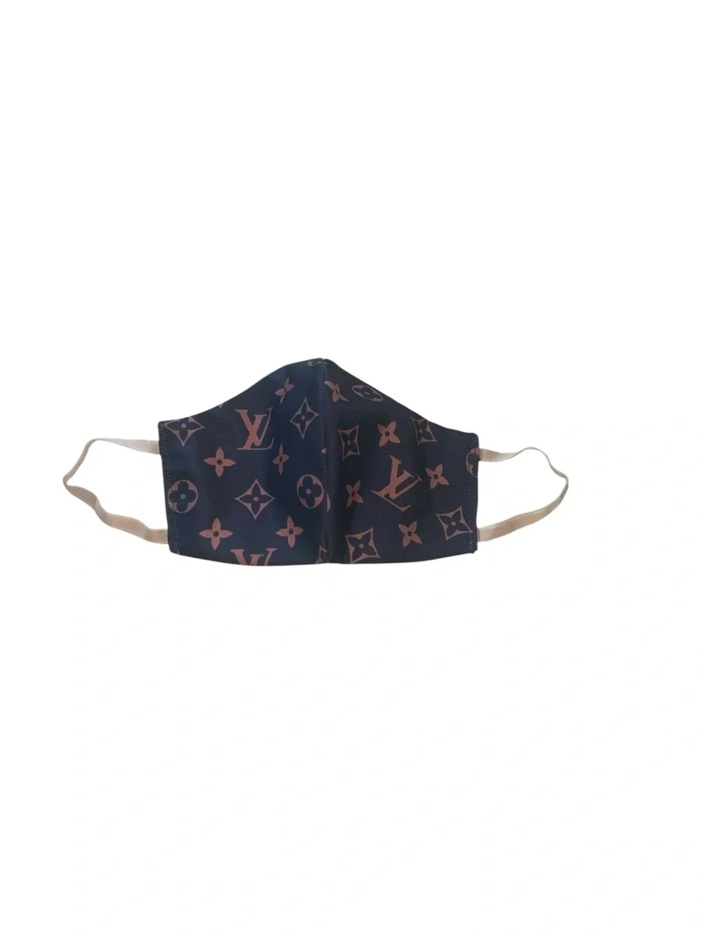 Louis Vuitton Navy and Pink Monogram Face Mask